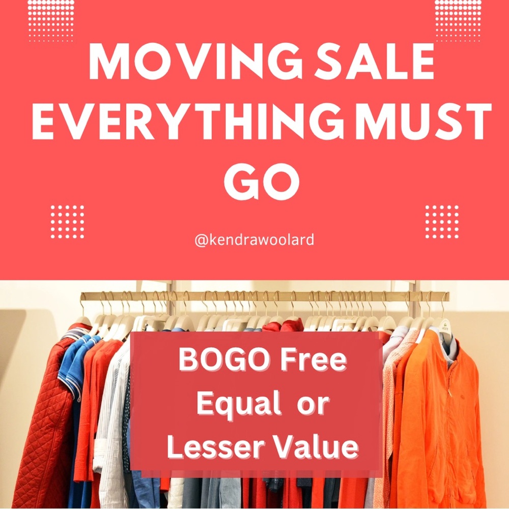 MOVING SALE